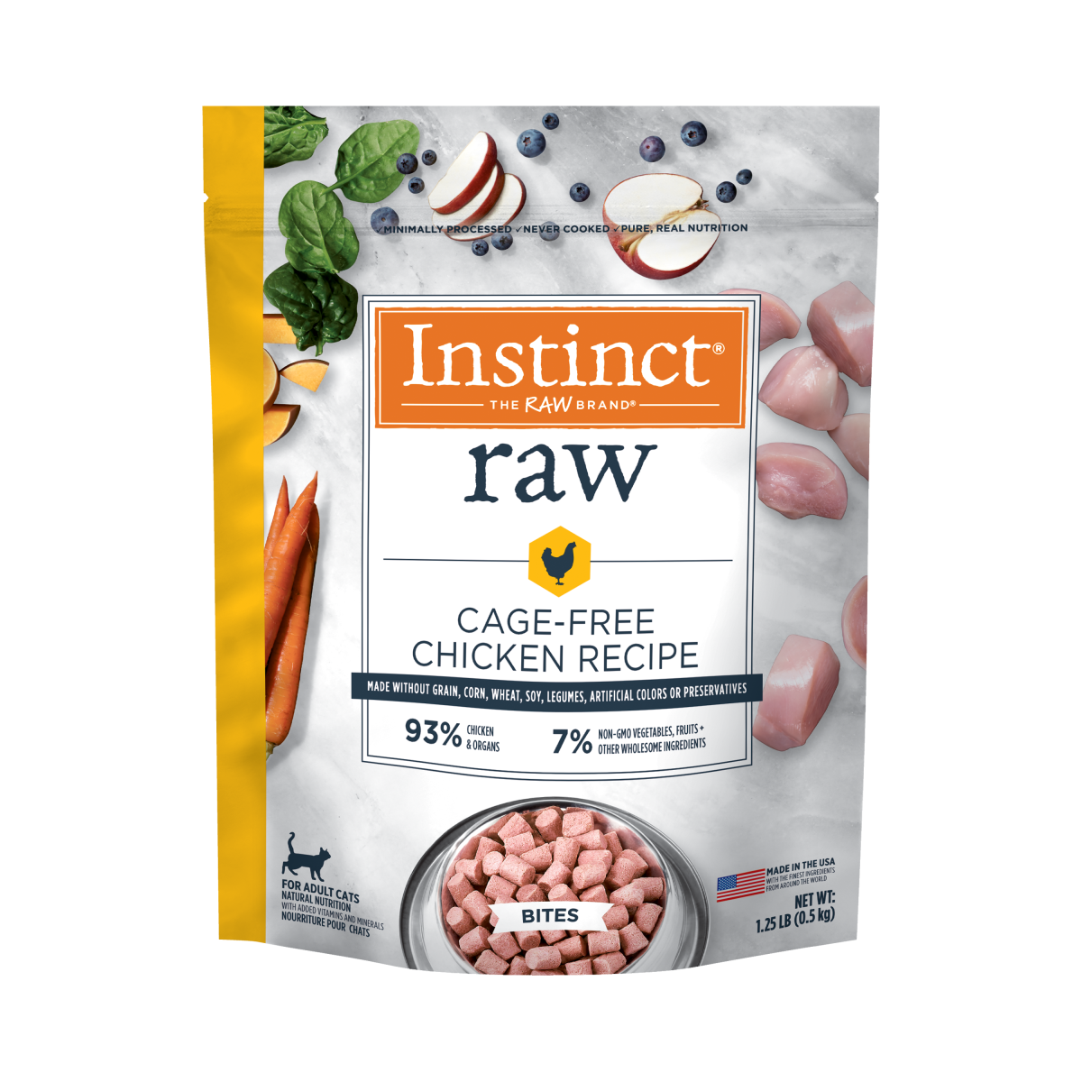 Instinct - Raw Frozen Bites Cage-Free Chicken Recipe