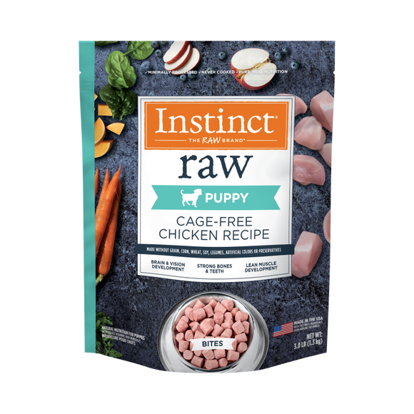 Instinct - Raw Frozen Bites Cage-Free Chicken Recipe (For Puppies) - Frozen Product