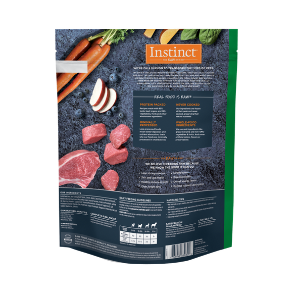 Instinct - Raw Frozen Bites Grass-Fed Lamb Recipe - Frozen Product