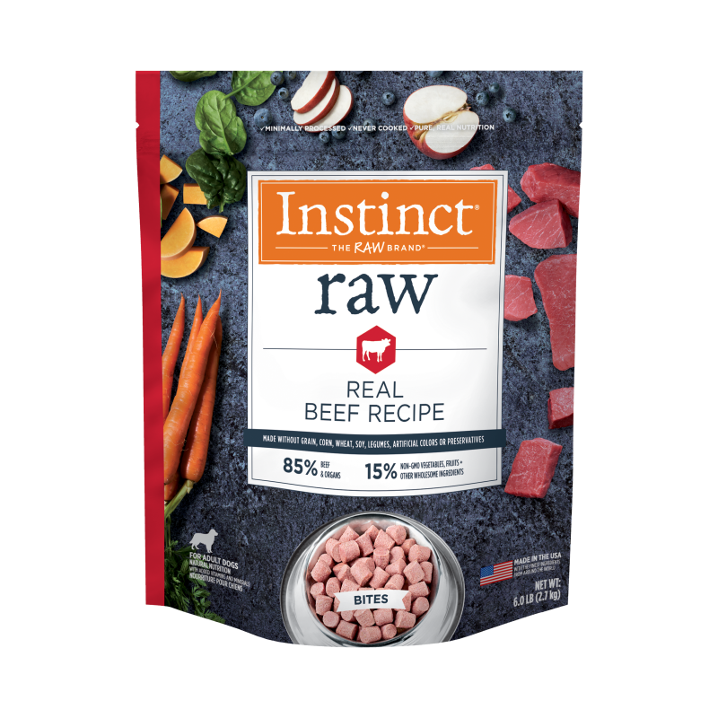 Instinct - Raw Frozen Bites Real Beef Recipe - Frozen Product