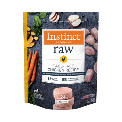 Instinct - Raw Frozen Patties Cage-Free Chicken Recipe - Frozen Product