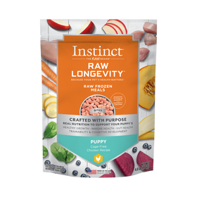 Instinct - Raw Longevity Frozen Bites Cage-Free Chicken Recipe (For Puppies) - Frozen Product