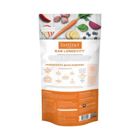 Instinct - Raw Longevity Frozen Patties Cage-Free Chicken Recipe (For Puppies) - Frozen Product