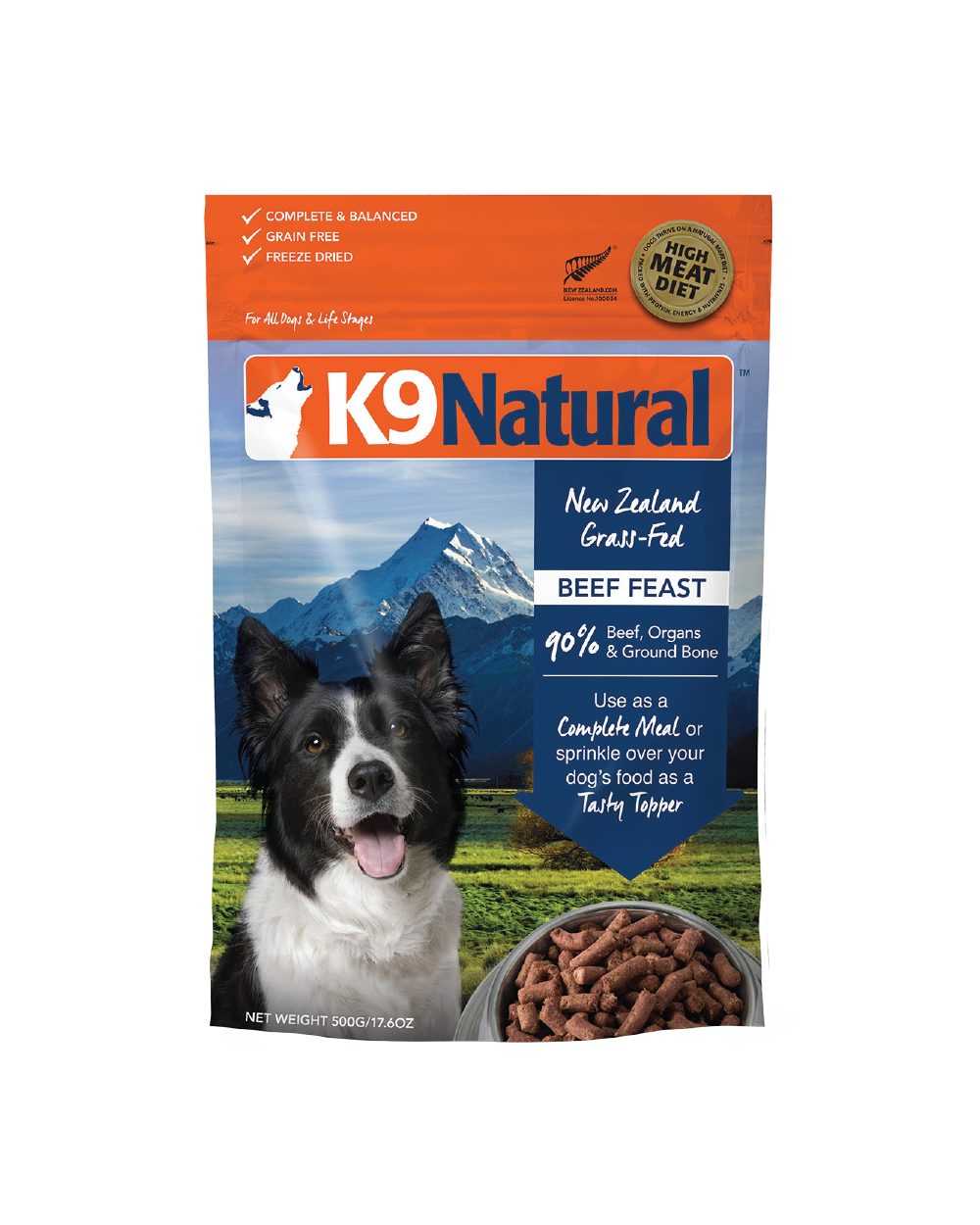 K9 Natural - Beef Freeze-Dried Dog Food-ARMOR THE POOCH