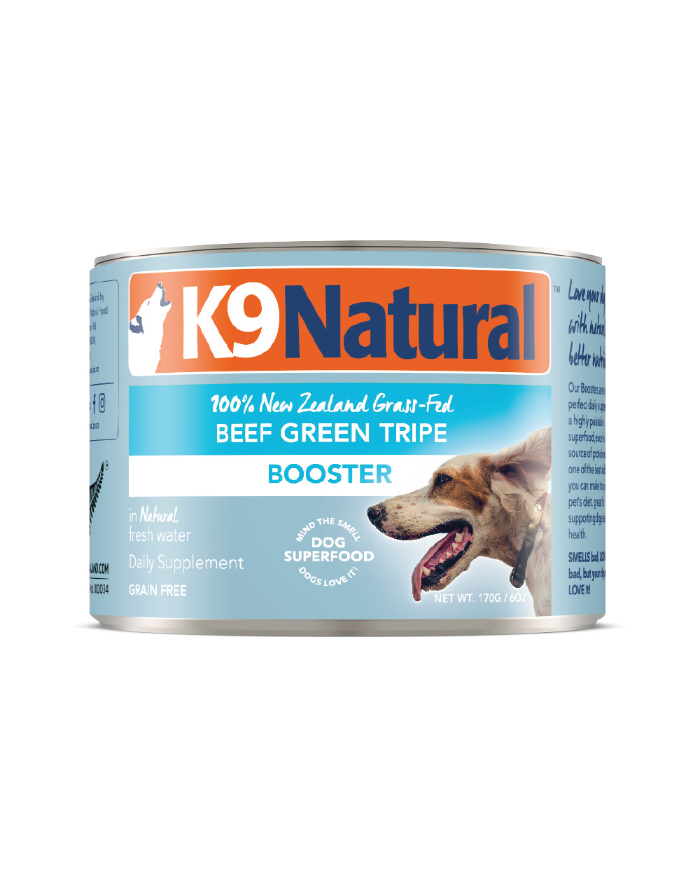 K9 Natural - Beef Green Tripe Booster (Wet Dog Food)