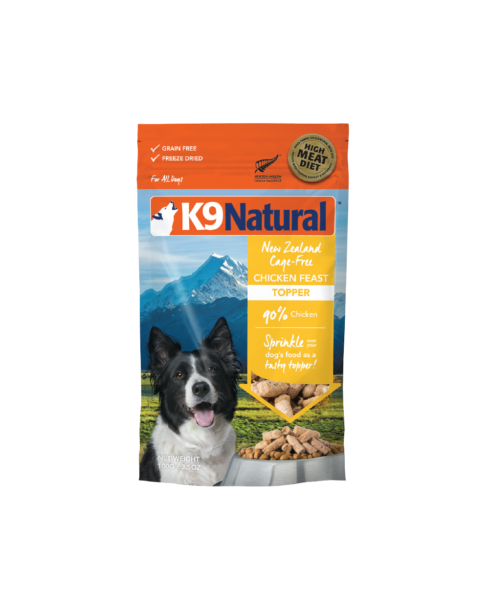 K9 Natural - Chicken Freeze-Dried Dog Food Topper