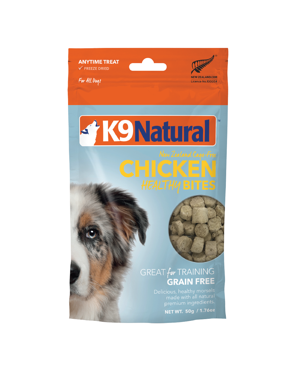 K9 Natural - Freeze-Dried Chicken Healthy Bites (Dog Treats)