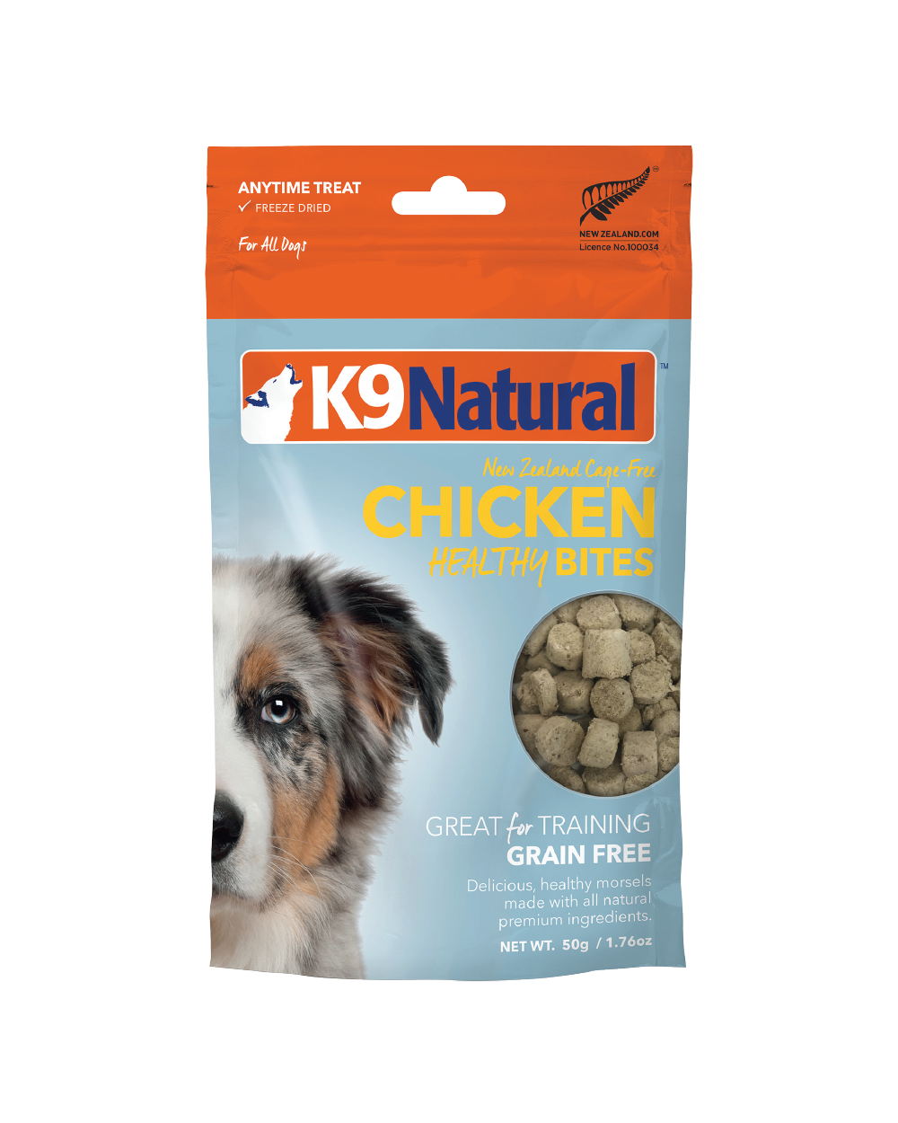 K9 Natural Freeze Dried Chicken Healthy Bites Dog Treats