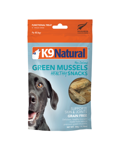 K9 Natural - Freeze-Dried Green Mussels Healthy Bites (Dog Treats) | ARMOR THE POOCH