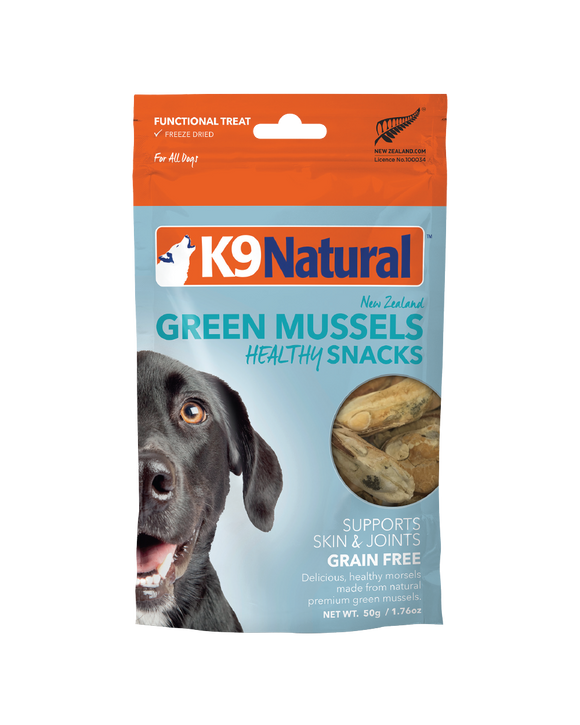 K9 Natural - Freeze-Dried Green Mussels Healthy Bites (Dog Treats) | ARMOR THE POOCH