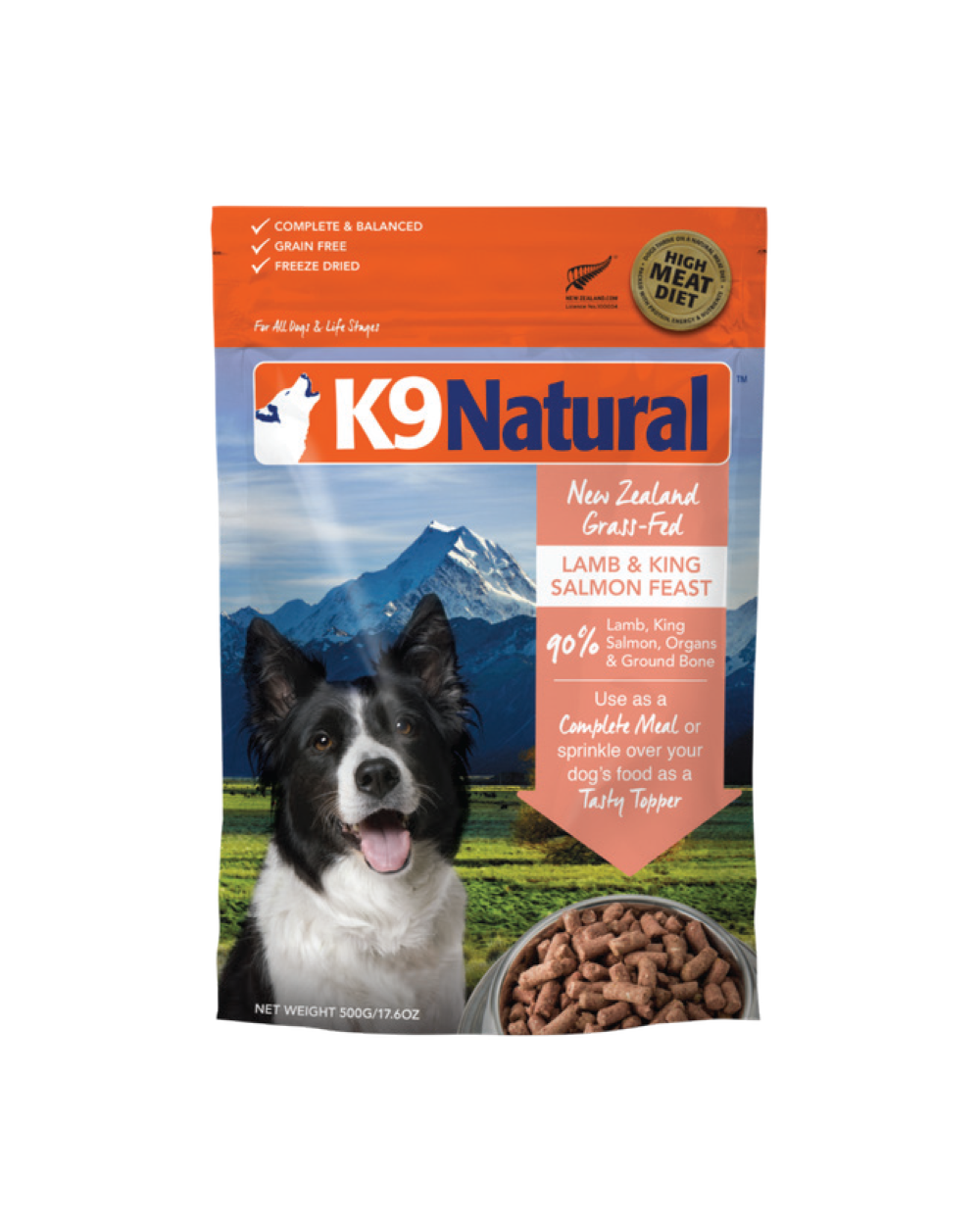 K9 Natural - Lamb & King Salmon Freeze-Dried Dog Food