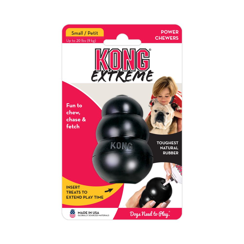 KONG - Classic Extreme Dog Toy (Black) - ARMOR THE POOCH