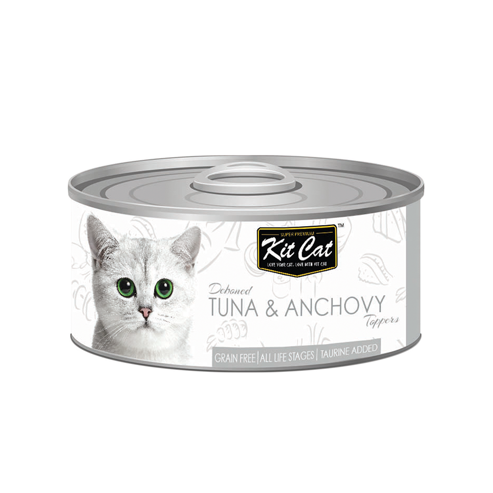 Kit Cat | Deboned Tuna & Anchovy Toppers | Wet Cat Food
