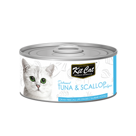 Kit Cat | Deboned Tuna & Scallop Toppers | Wet Cat Food