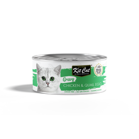 Kit Cat - Gravy Chicken & Quail Egg (Wet Cat Food)