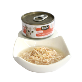 Kit Cat - Gravy Chicken & Salmon (Wet Cat Food) | Cat Food Toronto