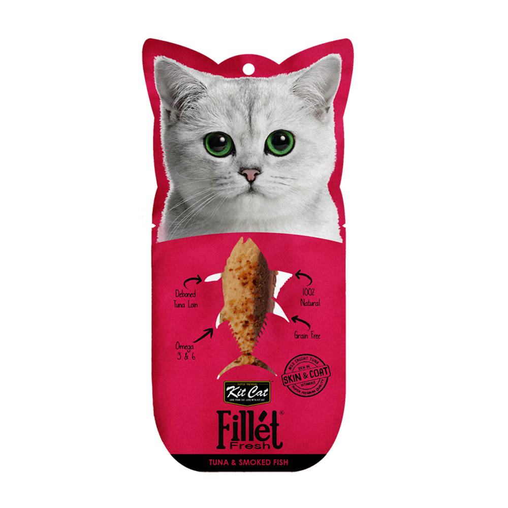 Kit Cat - Kit Cat Fillet Fresh - Tuna & Smoked Fish (Cat Treat)