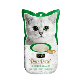 Kit Cat - Kit Cat Purr Puree - Chicken & Scallop (Cat Treat) | Wet Cat Treat