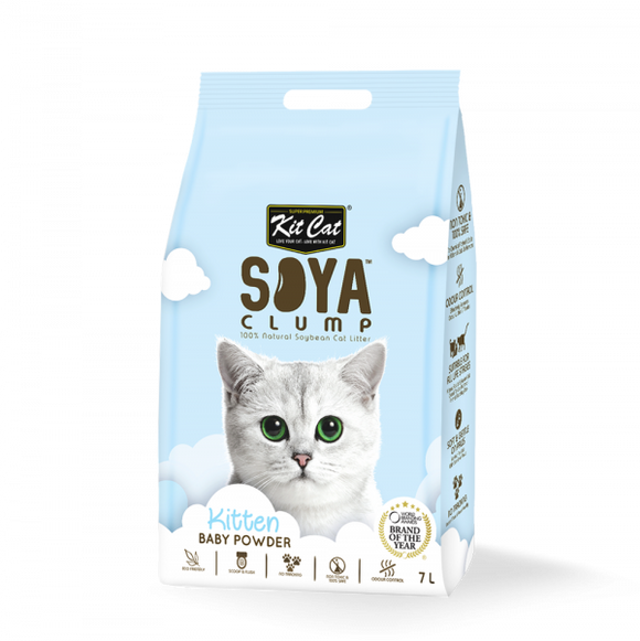 Kit Cat | Soybean Litter Soya Clump Baby Powder | Tofu Cat Litter
