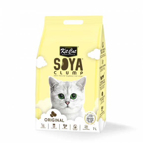 Kit Cat | Soybean Litter Soya Clump Original | Tofu Cat Litter