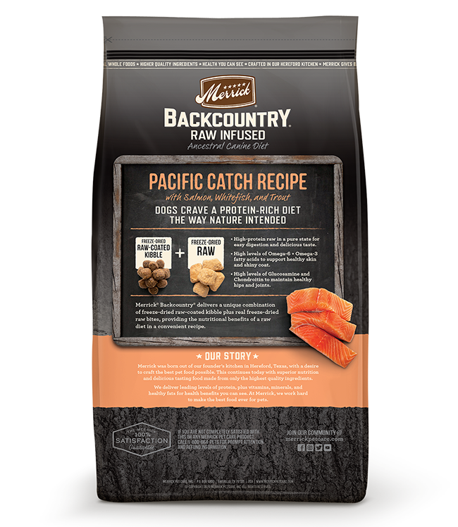 Merrick - Backcountry Raw Infused Pacific Catch Recipe (Grain Free Adult Dry Dog Food)