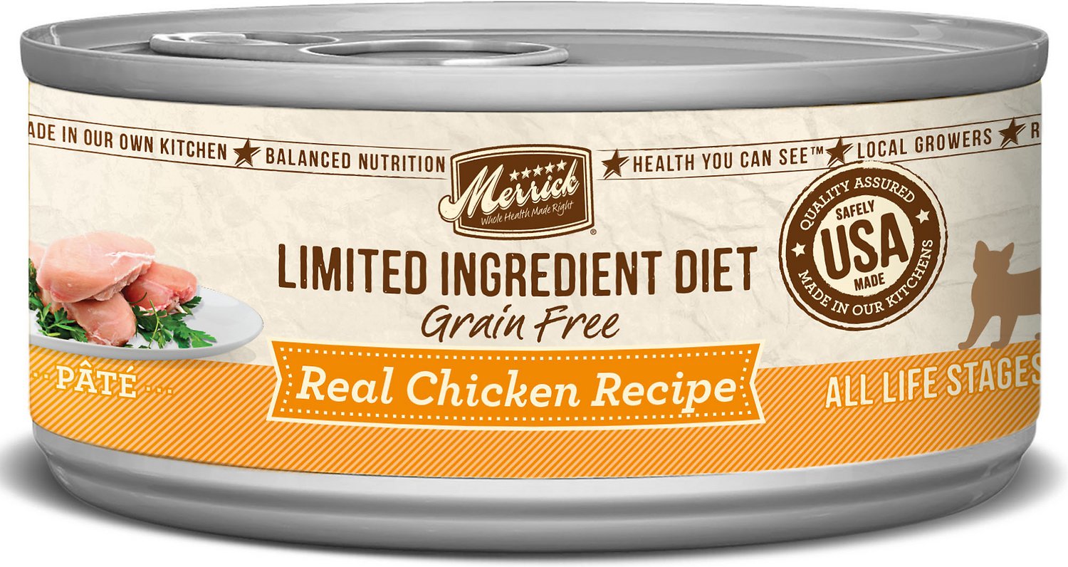 Merrick - Limited Ingredient Diet Real Chicken Recipe Paté (Grain Free Adult Wet Cat Food)