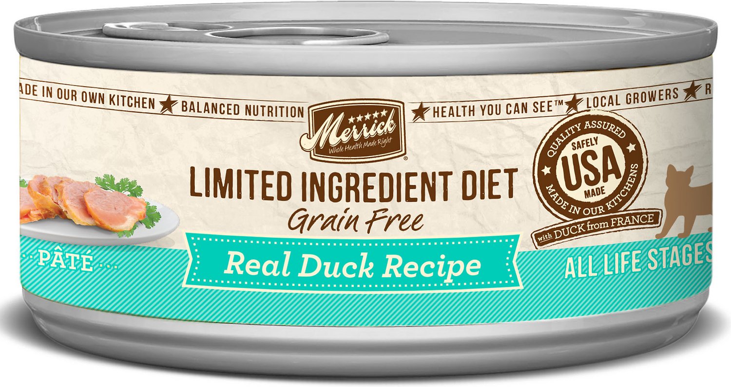 Merrick - Limited Ingredient Diet Real Duck Recipe Paté (Grain Free Adult Wet Cat Food)