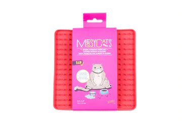 Messy Cats - Silicone Reversible Interactive Feeding and Licking Mat (For Cats)