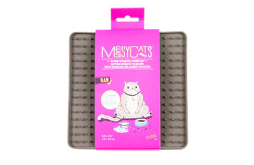Messy Cats - Silicone Reversible Interactive Feeding and Licking Mat (For Cats)