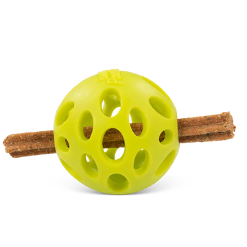 Messy Mutts | Totally Pooched | Huff'n Puff Ball 3.1" | Dog Toy