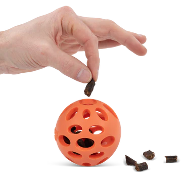 Messy Mutts | Totally Pooched | Huff'n Puff Ball 3.1" | Dog Toy