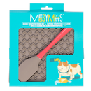 Messy Mutts - Silicone Therapeutic Feeding Mat with Silicone Spatula (For Dogs)
