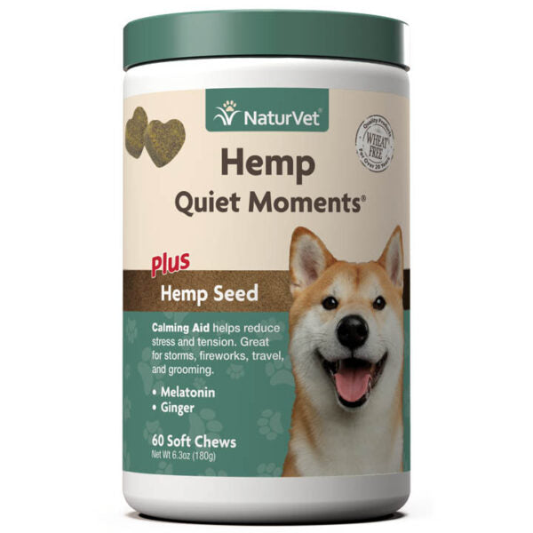 NaturVet - Hemp Quiet Moments Calming Aid (For Dogs)