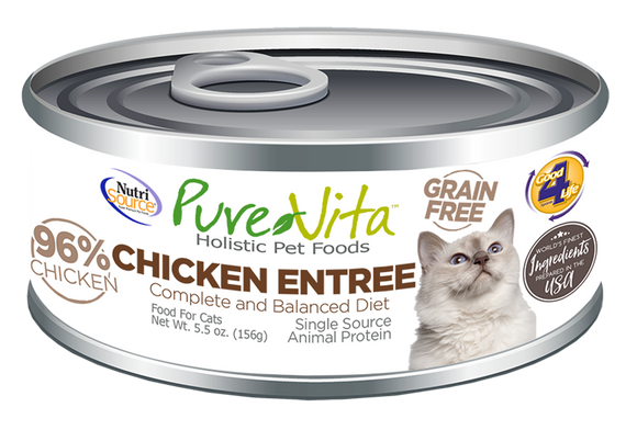 NutriSource | PureVita | Limited Ingredient Chicken Entree | Wet Cat Food Near Me Toronto | ARMOR THE POOCH