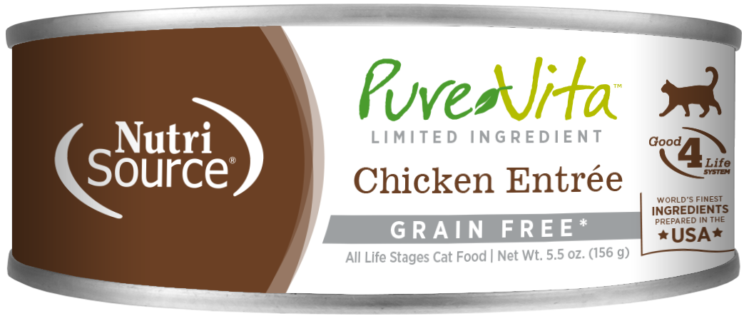 NutriSource | PureVita | Limited Ingredient Chicken Entree | Wet Cat Food Near Me Toronto | ARMOR THE POOCH