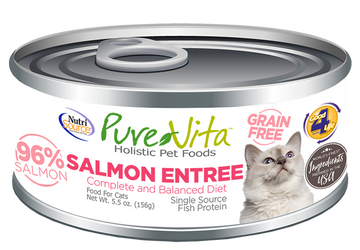 NutriSource | PureVita | Limited Ingredient Salmon Entree | Wet Cat Food Near Me Toronto | ARMOR THE POOCH