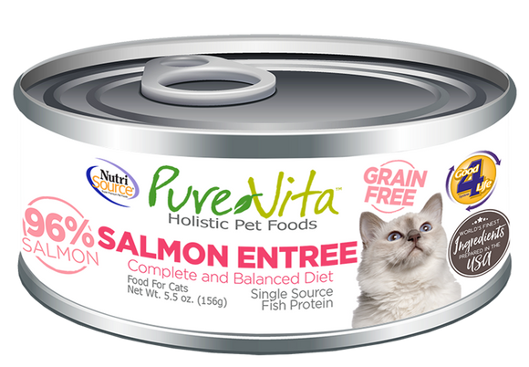 NutriSource | PureVita | Limited Ingredient Salmon Entree | Wet Cat Food Near Me Toronto | ARMOR THE POOCH