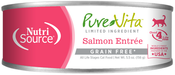 NutriSource | PureVita | Limited Ingredient Salmon Entree | Wet Cat Food Near Me Toronto | ARMOR THE POOCH
