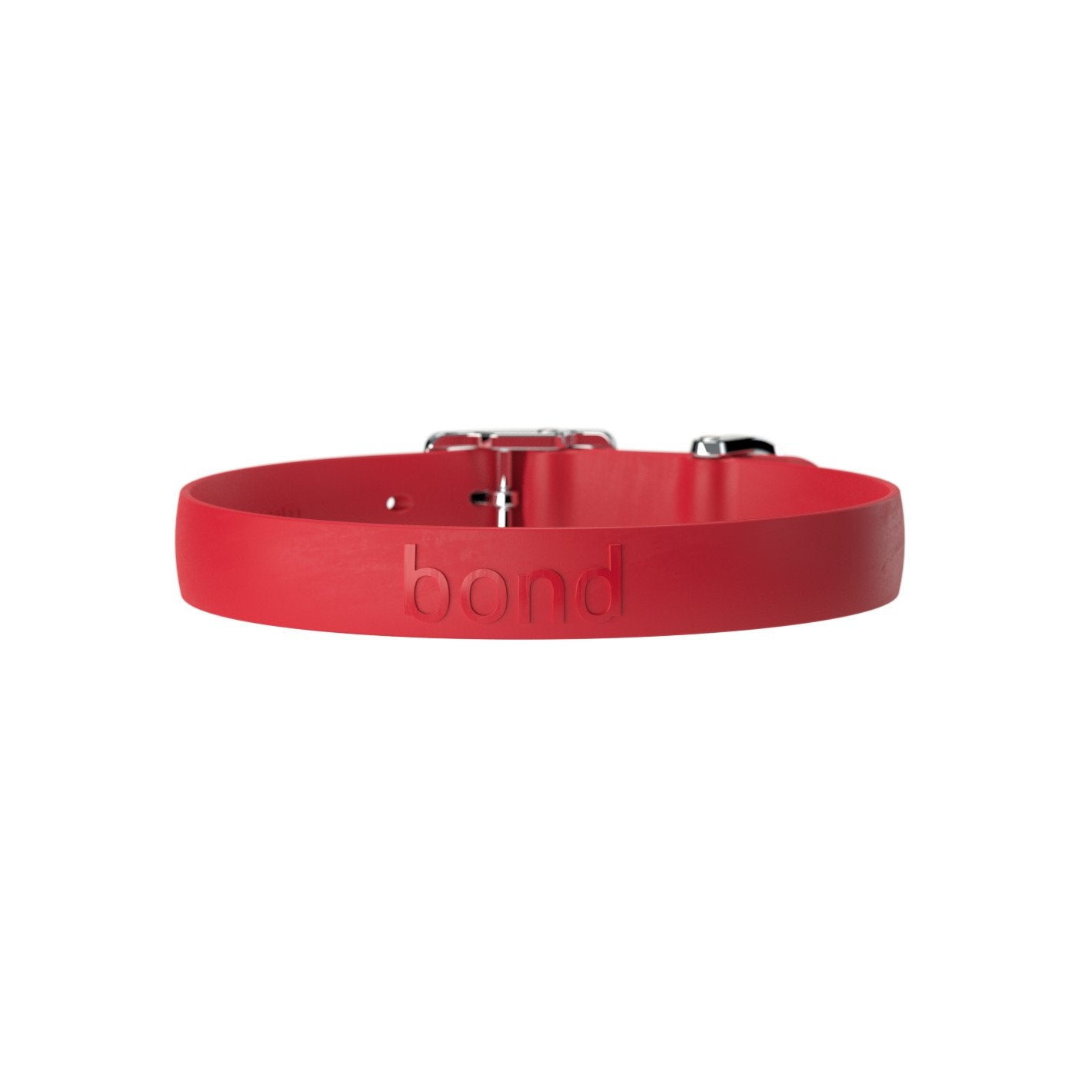 Nuvuq - Bond - Waterproof Dog Collar (Red)