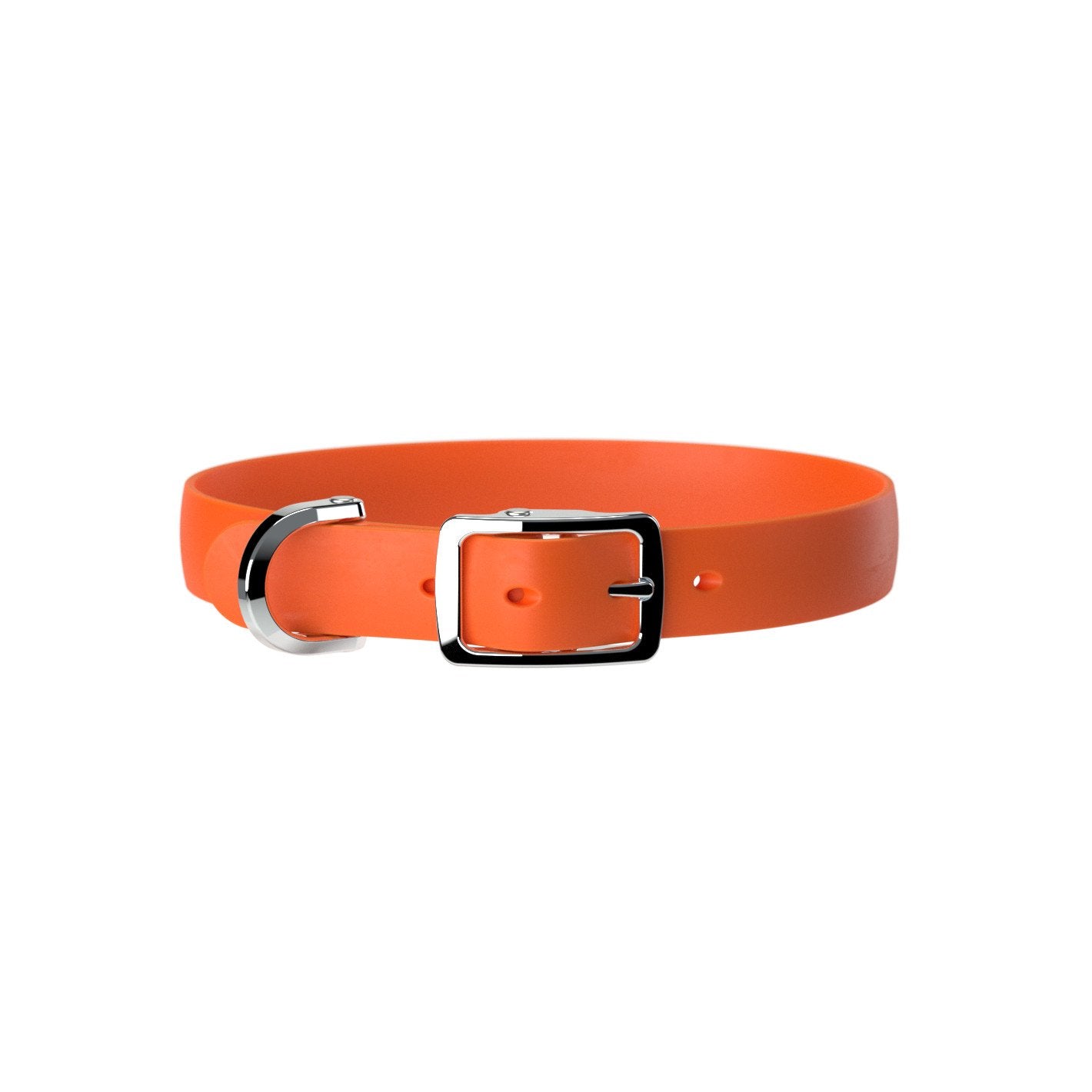 Nuvuq - Bond - Waterproof Dog Collar (Tangerine Orange)
