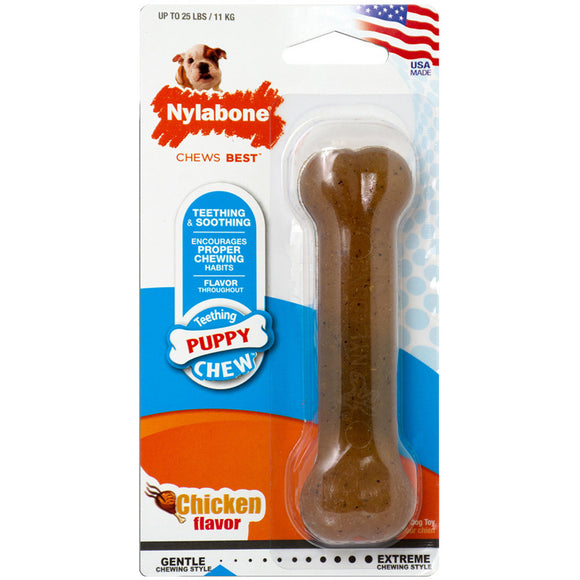 Nylabone - Chicken Flavour Puppy Chew Bone