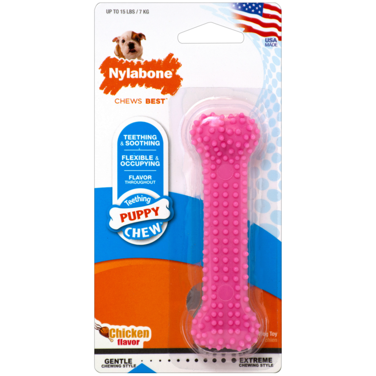 Nylabone - Puppy Teething & Soothing Flexible Chew Toy