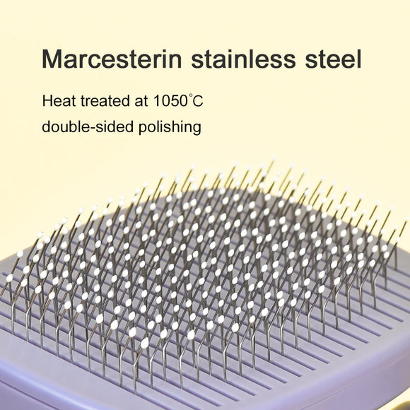 One For Pets | Comfy-Pro Self-Cleaning Slicker Brush | Dog Brush | Cat Brush