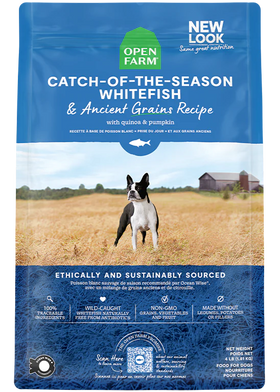 Open Farm | Catch of the Season Whitefish & Ancient Grains Dog Food | Pet Food Stores Near Me Markham | ARMOR THE POOCH