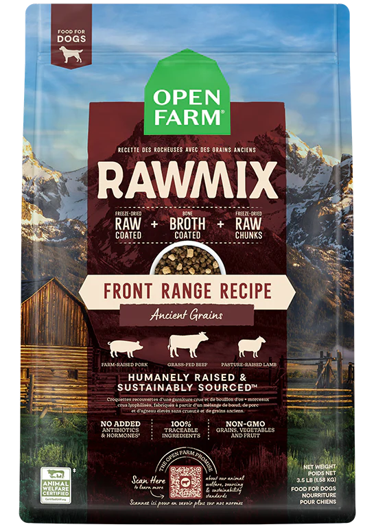 Open Farm | Front Range Ancient Grain RawMix | Dry Dog Food Near Me Markham | ARMOR THE POOCH
