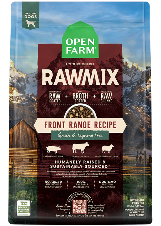 Open Farm | Front Range Grain Free RawMix | Dry Dog Food Near Me Toronto | ARMOR THE POOCH