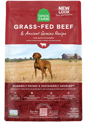 Open Farm | Grass Fed Beef & Ancient Grains | Dry Dog Food Near Me | ARMOR THE POOCH