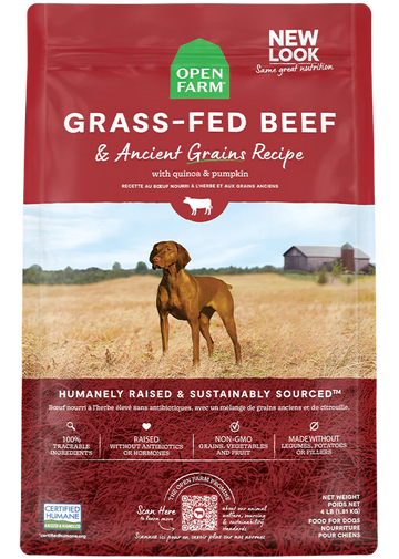 Open Farm | Grass Fed Beef & Ancient Grains | Dry Dog Food Near Me | ARMOR THE POOCH