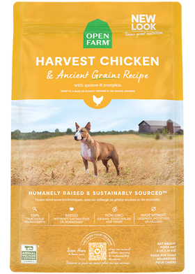 Open Farm | Harvest Chicken & Ancient Grains | Dry Dog Food Near Me Toronto | ARMOR THE POOCH
