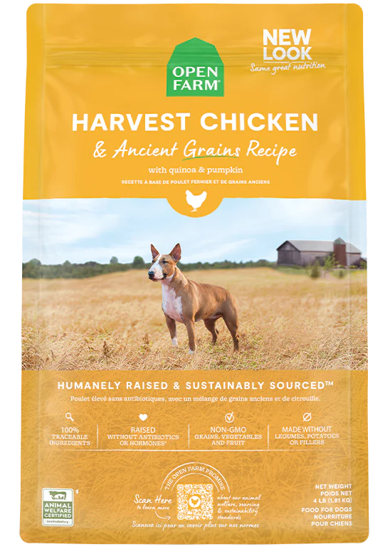 Open Farm | Harvest Chicken & Ancient Grains | Dry Dog Food Near Me Toronto | ARMOR THE POOCH